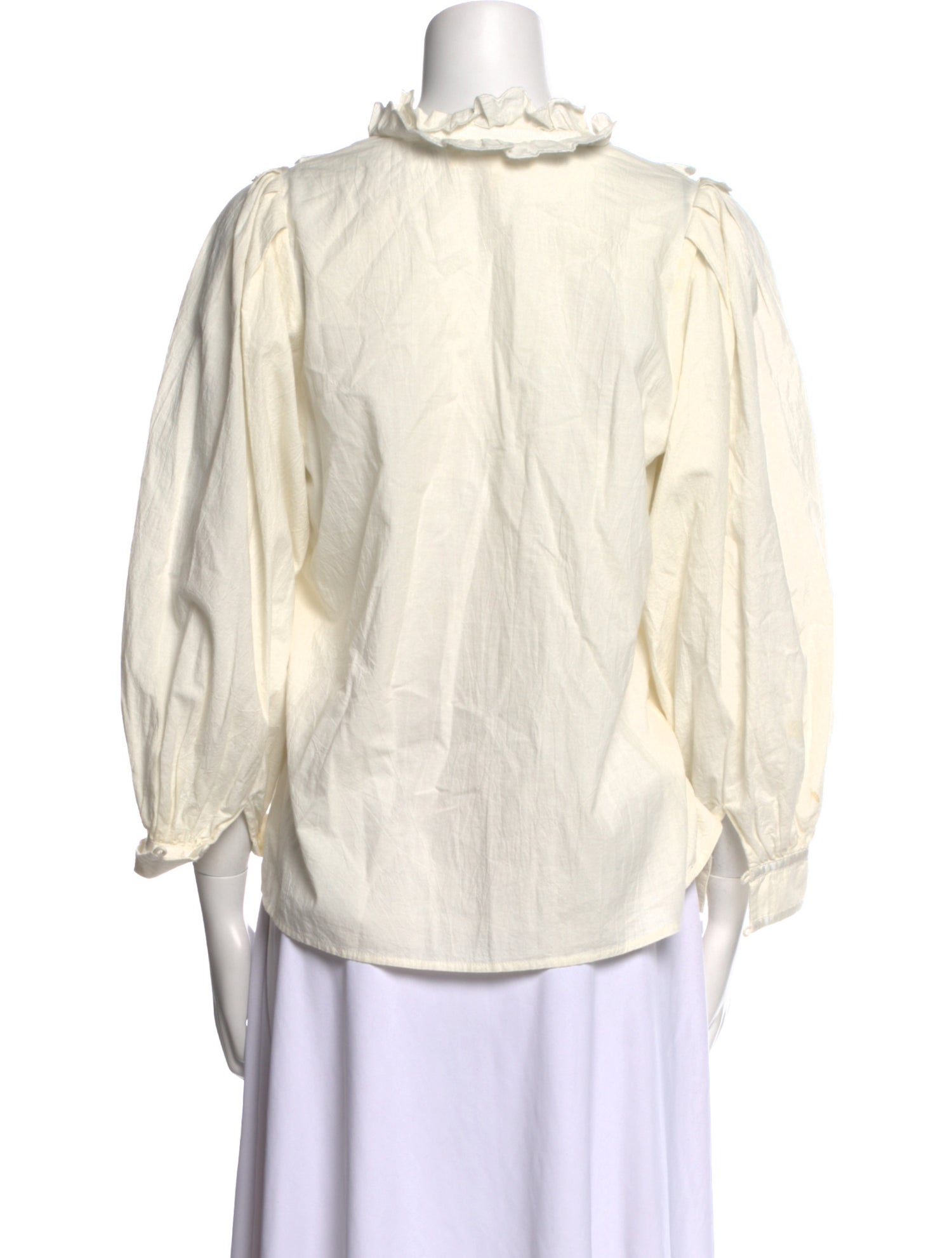 The Great V-Neck Three-Quarter Sleeve Blouse